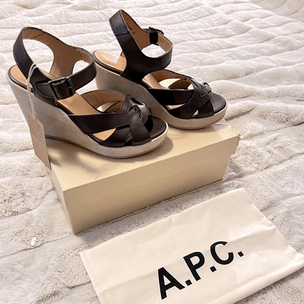 APC Platform Wedge Sandal